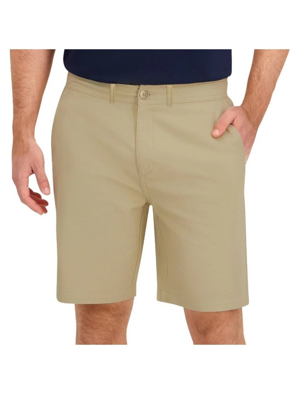 NWT Havana Jim Men's M Tan Cotton Twill Shorts 9" Inseam Casual